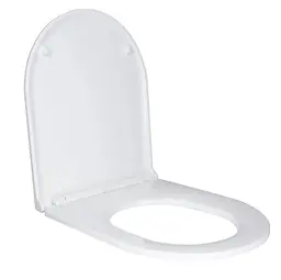Сидіння для унітазу Qtap (Robin, Aries) з мікроліфтом Slim Duroplast, Quick Release QT99HY2411W - мініатюра 2