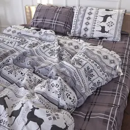Комплект постільної білизни MirSon Бязь 17-0654 Reindeer 2x143x210 см (2200009610080)