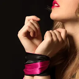 Пов'язка-стрічка Adrien Lastic Satin Sash з сатину 2-в-1 - мініатюра 4