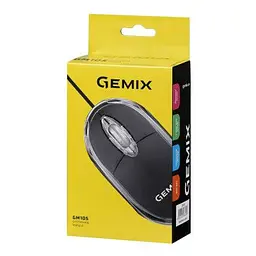 Комп'ютерна мишка Gemix GM105 USB black (GM105Bk) - мініатюра 7
