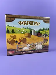 Настільна розвиваюча гра "Фермер", знайомство з домашніми та дикими тваринами, для 2-4 гравців, вік 5+, ARTOS OST-0758