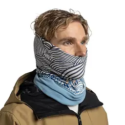 Шарф-труба Buff Polar Multifunctional Neckwear, Sakry Lake Blue Білий-Блакитний - мініатюра 3