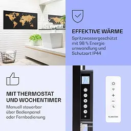 Інфрачервоний обігрівач Klarstein Air Art Smart (10037873) - мініатюра 8