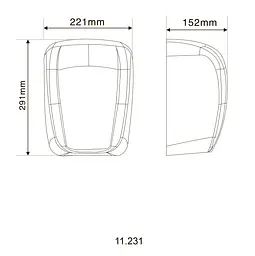 Сушарка для рук Hotec 11.231 ABS White - мініатюра 5