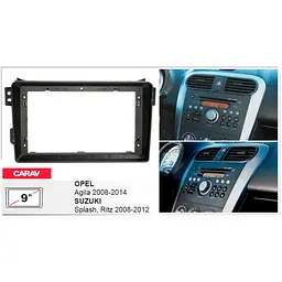 Перехідна рамка Opel Agila, Suzuki Splash Carav 22-370 - мініатюра 5