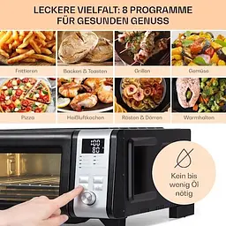 Електрична піч Klarstein Vita-Crisp 1700 Вт 10 л (10040223) - мініатюра 3