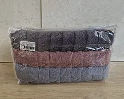 Набір турецьких махрових рушників Cestepe MicroCotton Premium 3 штуки 70x140 Ucgen 2 щільність 600 г/м2 - мініатюра 6