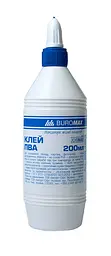 Клей ПВА, JOBMAX, 200 мл, ковпачок-дозатор, 4 шт. в упаковці