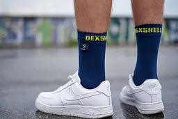 Шкарпетки водонепроникні Dexshell Ultra Thin Crew NL, p-p S, сині - мініатюра 7