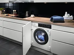 Пральна машина вбудовувана Electrolux фронтальна 8 кг 1400 A+++ 55 см дисплей пара інвертор білий - мініатюра 2
