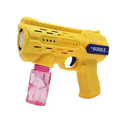Мильні бульбашки Пістолет QW026Yellow 17 см зі світлом