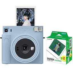 Фотоаппарат Fujifilm Instax Square SQ1 Glacier Blue + фотобумага на 20 листов