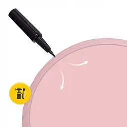 М'яч для фітнесу (фітбол) 4FIZJO 85 см Anti-Burst Pink (P-5907739317421) - мініатюра 4