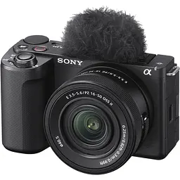 Бездзеркальний фотоапарат Sony ZV-E10 II Kit 16-50mm f3.5-5.6 OSS II Black (ZVE10M2KB.CEC) UA [126415] - мініатюра 2