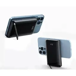 Зовнішній аккумулятор магнітний бездротової Baseus Magnetic Bracket Wireless 10000mAh 20W PPCX000003 - мініатюра 7