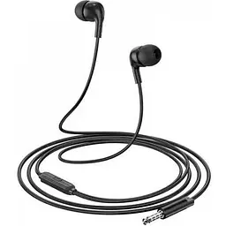 Навушники Borofone Craft універсальні earphones with mic BM83 чорні - мініатюра 4