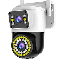 IP-камера вулична з подвійним об'єктивом XON SmartCam Wi-Fi 1080P (SCWEW22VW 3701) Біла