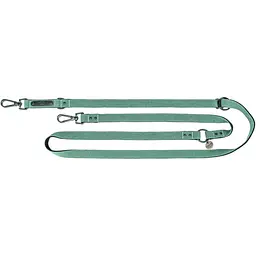 Повідець Trixie CityStyle V-Lead для собак хлопок M–L 2 м 20 мм світло-сірий - мініатюра 3