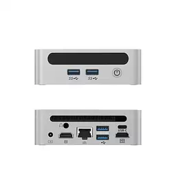 Міні-Пк GenMachine Ren 5000 / Ryzen 5 5600H / RAM 16GB / SSD 256GB / LAN / Wi-Fi / Bluetooth / Windows 11 Pro / Cірий - мініатюра 8