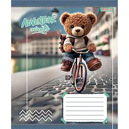 Набір зошитів 1 Вересня Adventure awaits А5 в косу лінію 12 аркушів 25 шт. (768198) - мініатюра 6