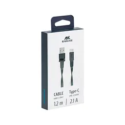 Дата кабель USB 2.0 AM to USB-C 1.2m black RivaCase (PS6002 BK12) - мініатюра 8