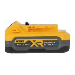 Акумулятор до електроінструменту DeWALT 18V XR Li-lon PowerStack 3.5Ah, вага 0.54 кг (DCBP318)