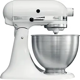 Планетарний міксер KitchenAid Classic 5K45SSEWH White [126225] - мініатюра 6