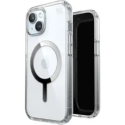 Протиударний прозорий чохол для iPhone 13 / 14 / 15 Speck Presidio Clear Case MagSafe (150553-3240) - мініатюра 9