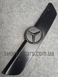Зимова накладка на радіаторні грати Mercedes Sprinter CDI 2000-2006 гладкий пластик Autoelement