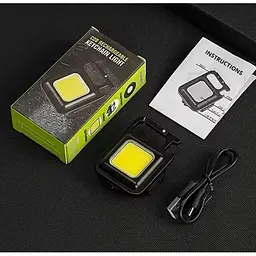 Кемпінговий LED ручний ліхтар-брелок з відкривачкою та магнітом на акумуляторі - мініатюра 6