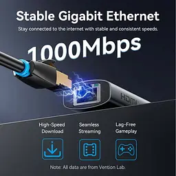 Док-станція USB3.2 Type-C --> HDMI 60Hz/USB 3.0x2/RJ45/PD 100W Hub 6-in-1 Vention - мініатюра 7