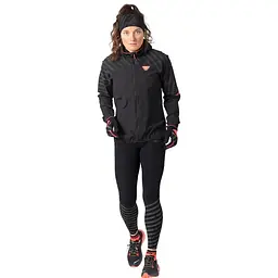 Куртка жіноча Dynafit Trail Reflective Wind Jacket Women M Чорний - мініатюра 2