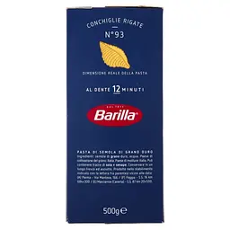 Макаронні вироби Barilla Conchiglie Rigate №93 500 г - мініатюра 4
