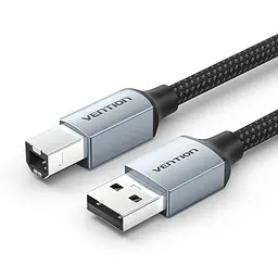 Кабель для принтера Vention CTTHL USB 2.0 USB-A - USB-B 10 м сірий (CTTHL)