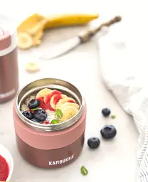 Термоконтейнер для їжі Kambukka Bora Misty Rose, 400 мл, попелясто-рожевий (11-06004) - мініатюра 5
