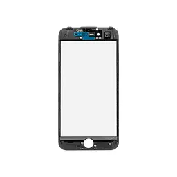 Скло корпусу з рамкою для Apple iPhone 7 чорний - мініатюра 2