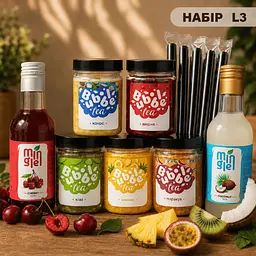 Боксы с Bubble Tea для коктейлей - Размер L3