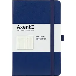 Книга записна Axent Partner 125х195 мм у крапку 96 аркушів синя (8306-02-A)