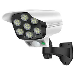 Вуличний ліхтар настінний Yiwu 77 COB LED з датчиком руху та сонячною панеллю автономна лампа для саду городу HP-L-4