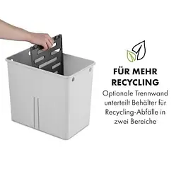 Бак для сміття Klarstein Touchless Ultraclean (10035084) - мініатюра 3