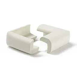 Накладки на кути MBM Kids 2 шт м'які білі (BS-01 WHITE) - мініатюра 3