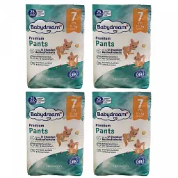 Дитячі підгузки-трусики Babydream Premium 7 XXL, (17+ кг), 64 шт