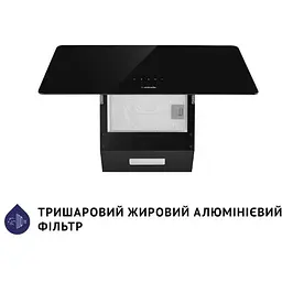 Витяжка Minola HVS 6224 BL 700 LED (похила) - мініатюра 5