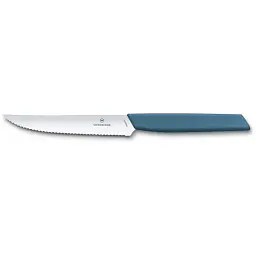 Кухонний ніж Victorinox Swiss Modern SteakPizza 12 см Serrated Blue (6.9006.12W2) - мініатюра 2