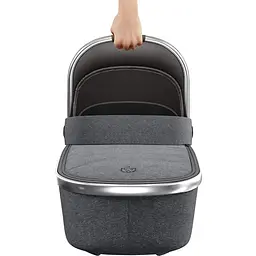 Люлька для коляски Maxi-Cosi Oria Luxe Twillic Grey, сіра (1507370300) - мініатюра 7