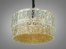 Сучасна кришталева люстра для залу спальні вітальні Diasha 6625-500G - мініатюра 2
