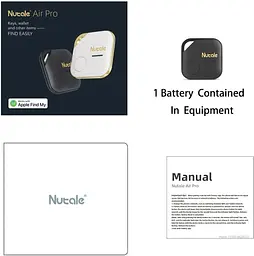 Локатор Nutale Air Pro Key Finder Tag Black - Тільки IOS - 1 шт. Bluetooth Item Finder Tracker Item Locator - Робота з iPhone - мініатюра 6
