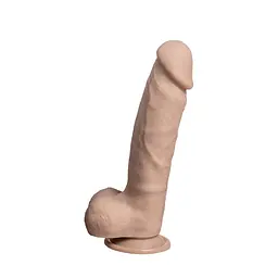Фалоімітатор Silexd Real Skin Model 1 Size 9" 22.9 см тілесний - мініатюра 3