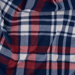 Плед Ardesto Fleece 100% поліестер клітинка синьо-бордовий 130 x 160 см (ART0719PB) - мініатюра 5