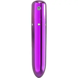 Віброкуля PowerBullet - Pretty Point Rechargeable Bullet Purple - мініатюра 6